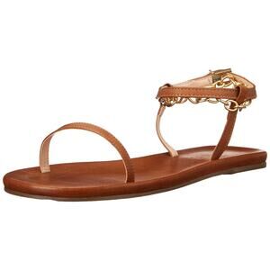 Schutz Women's Flat Sandals, Wood US 9.5